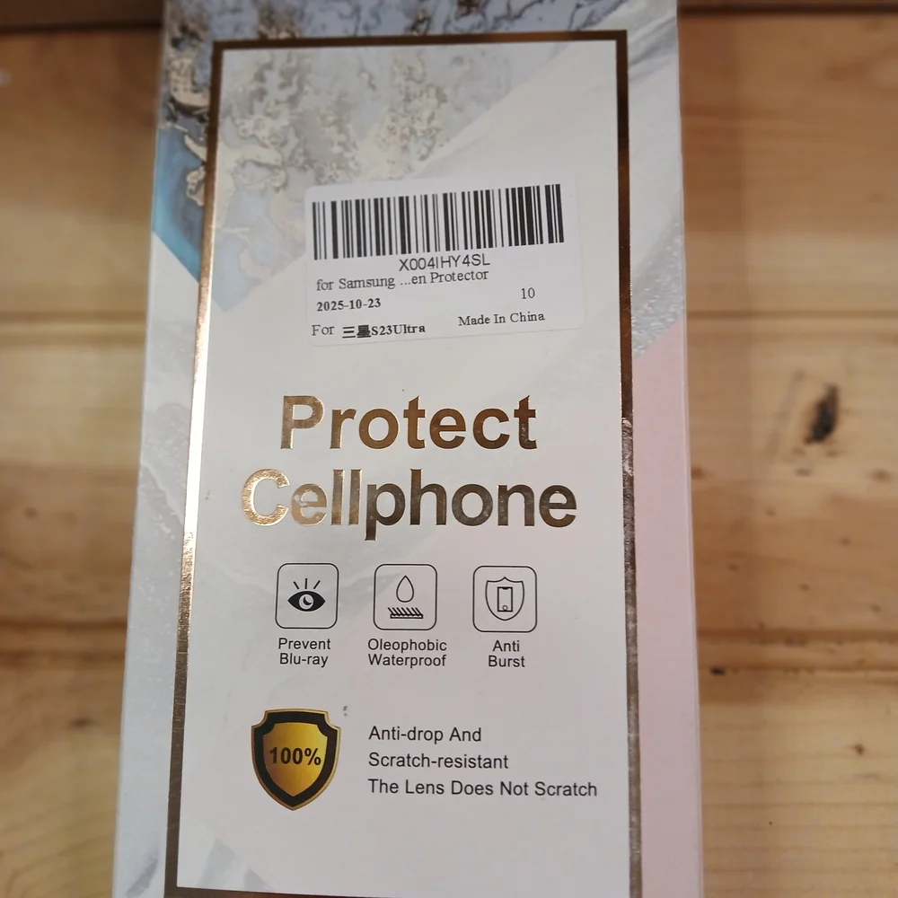 Samsung Pink and White Screen Protector - Protect Cellphone